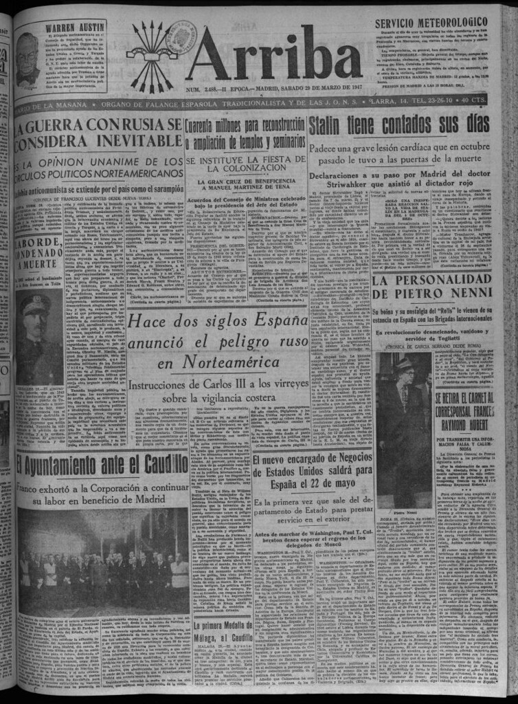 Miniatura de Arriba del 29 de marzo de 1947