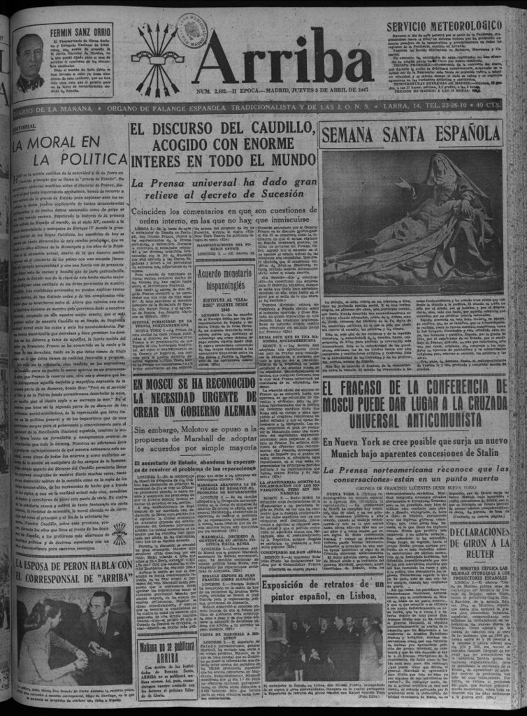 Miniatura de Arriba del 3 de abril de 1947