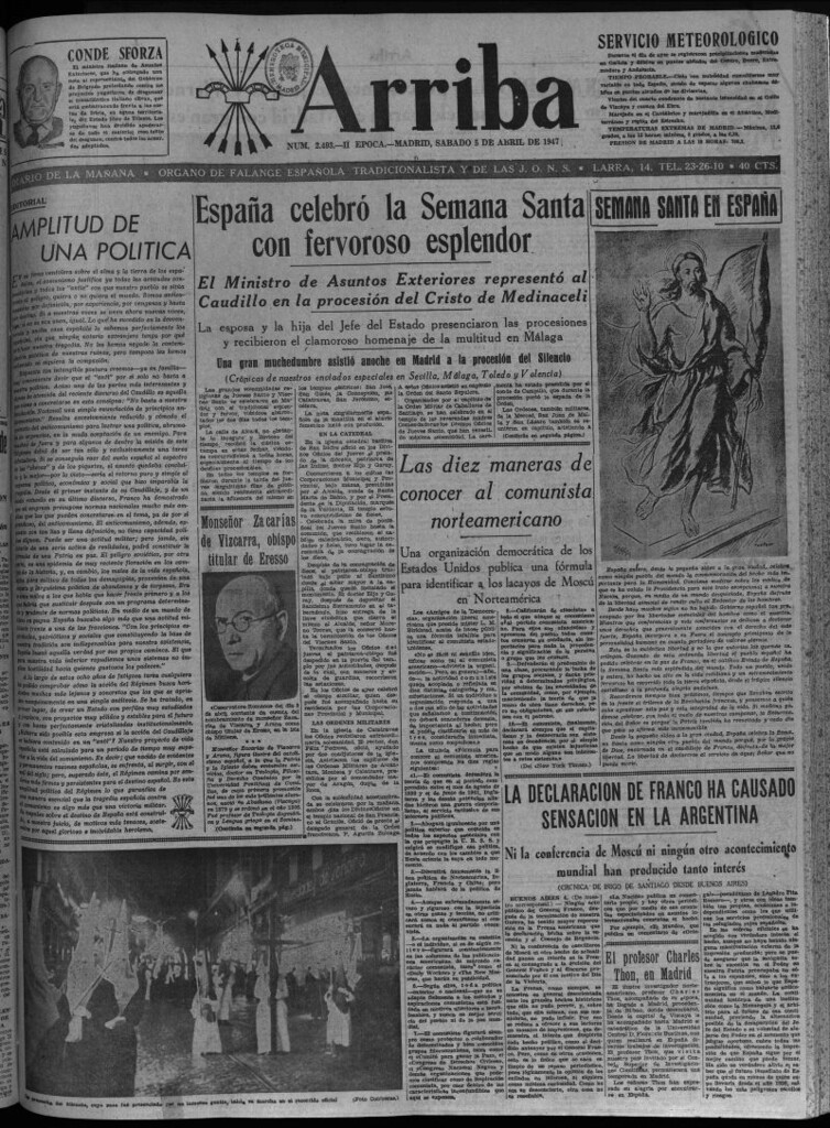 Miniatura de Arriba del 5 de abril de 1947