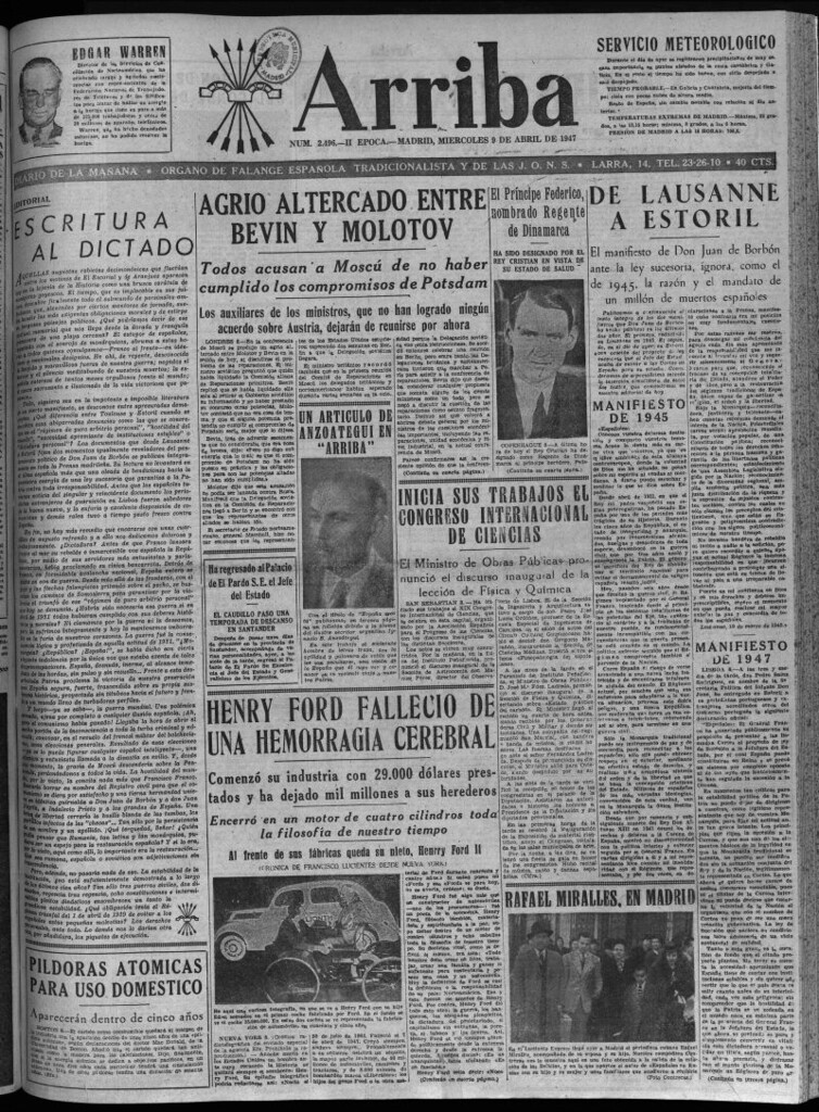 Miniatura de Arriba del 9 de abril de 1947