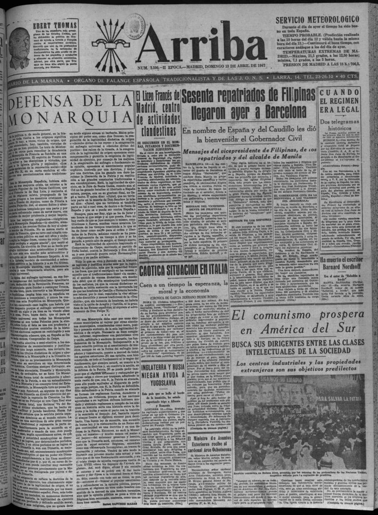 Miniatura de Arriba del 13 de abril de 1947