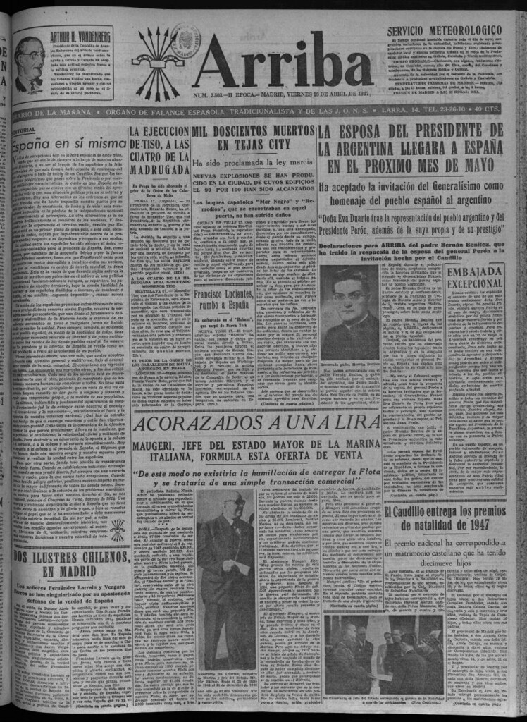 Miniatura de Arriba del 18 de abril de 1947