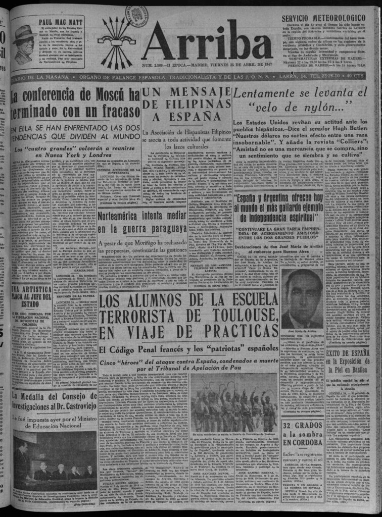 Miniatura de Arriba del 25 de abril de 1947