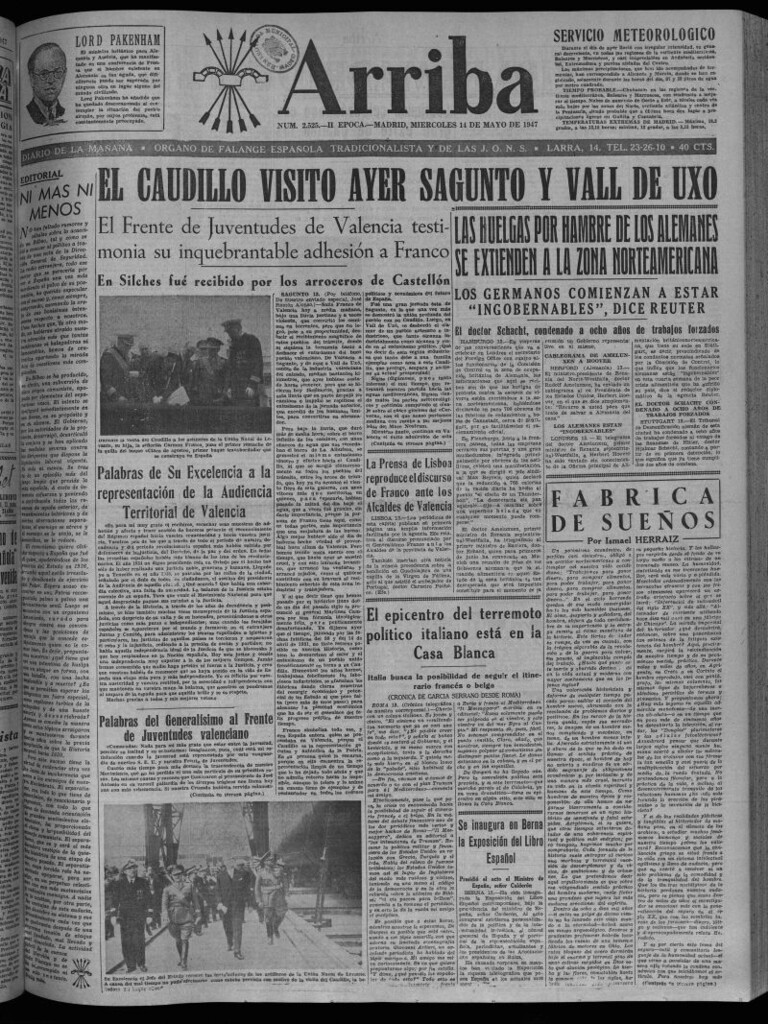 Miniatura de Arriba del 14 de mayo de 1947