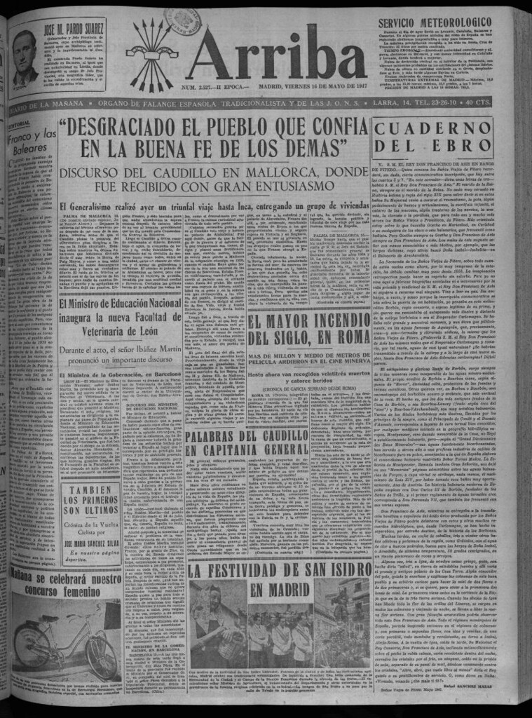 Miniatura de Arriba del 16 de mayo de 1947