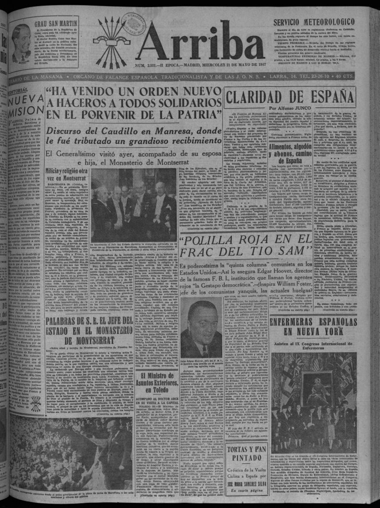 Miniatura de Arriba del 21 de mayo de 1947