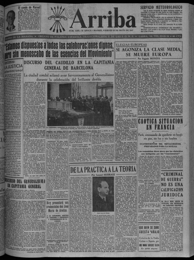 Miniatura de Arriba del 23 de mayo de 1947