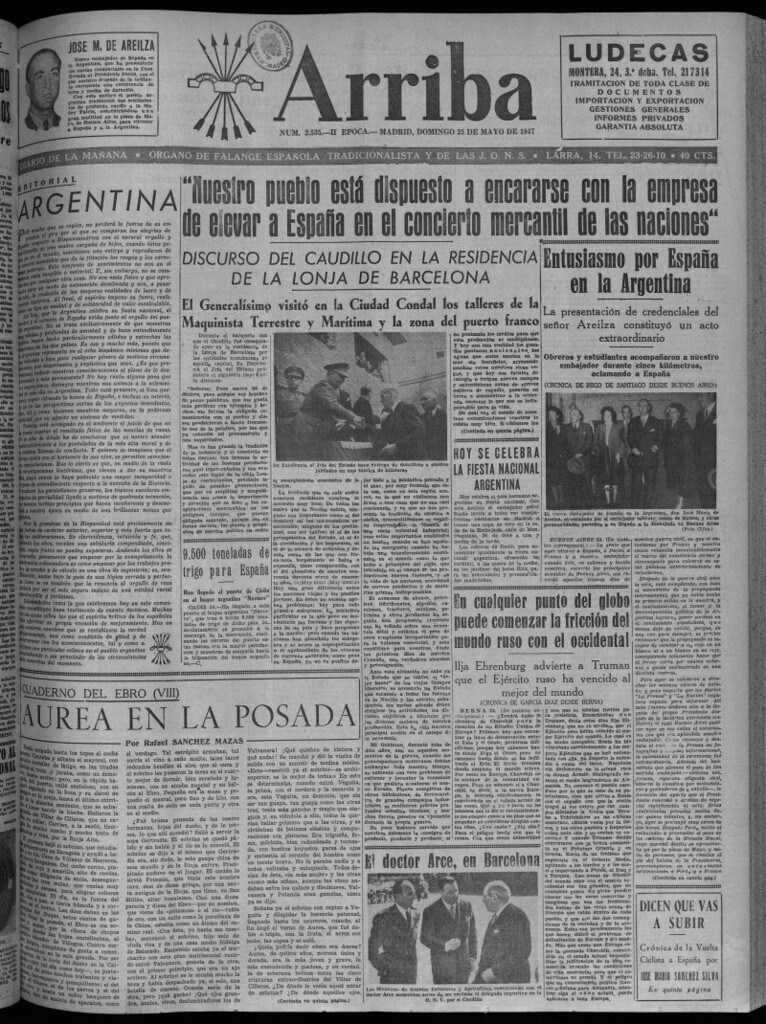 Miniatura de Arriba del 25 de mayo de 1947