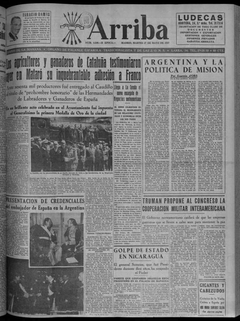 Miniatura de Arriba del 27 de mayo de 1947