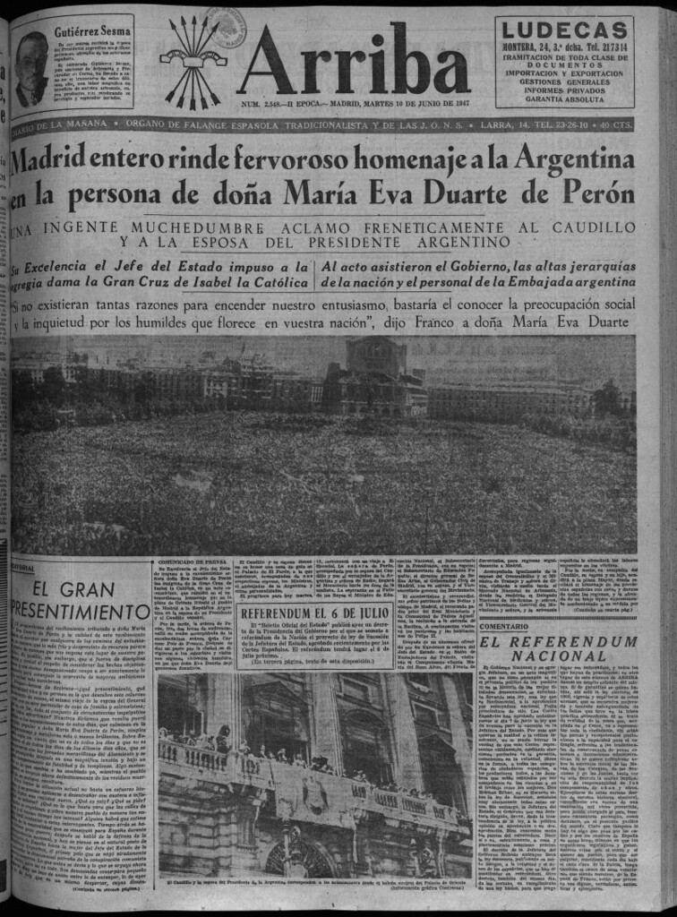 Miniatura de Arriba del 10 de junio de 1947