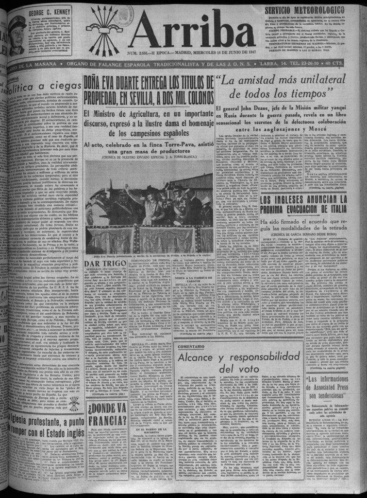Miniatura de Arriba del 18 de junio de 1947