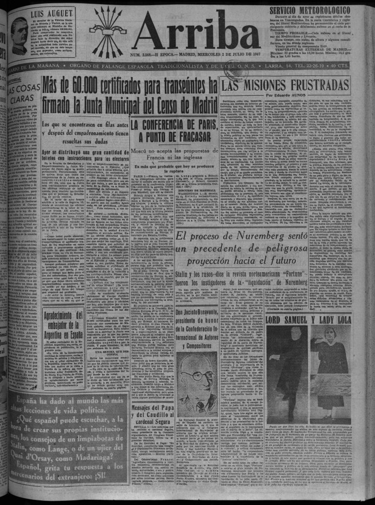 Miniatura de Arriba del 2 de julio de 1947
