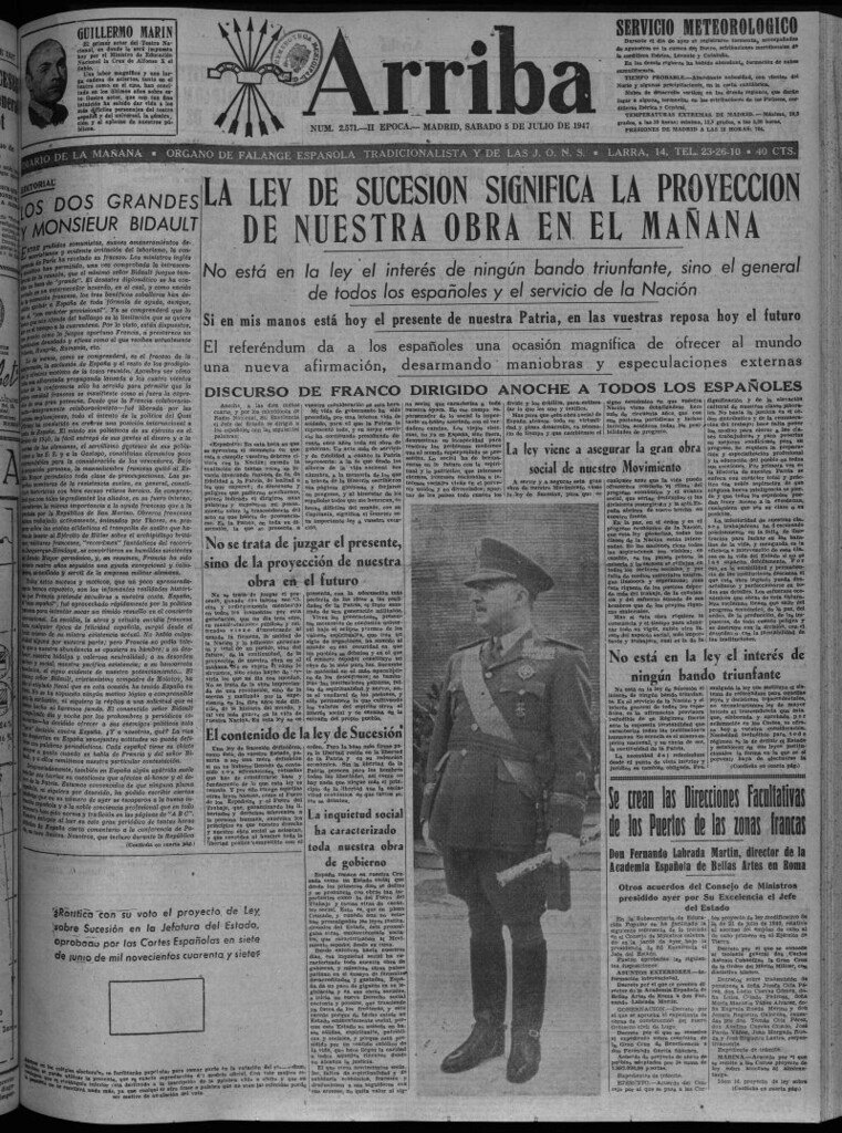 Miniatura de Arriba del 5 de julio de 1947