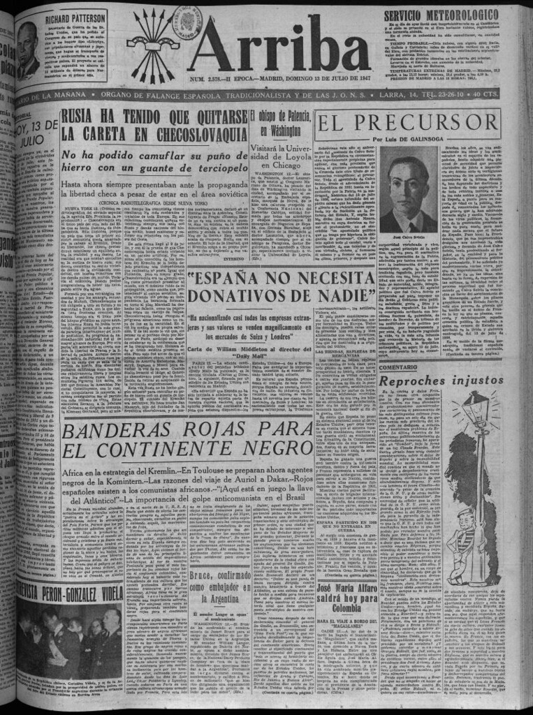 Miniatura de Arriba del 13 de julio de 1947