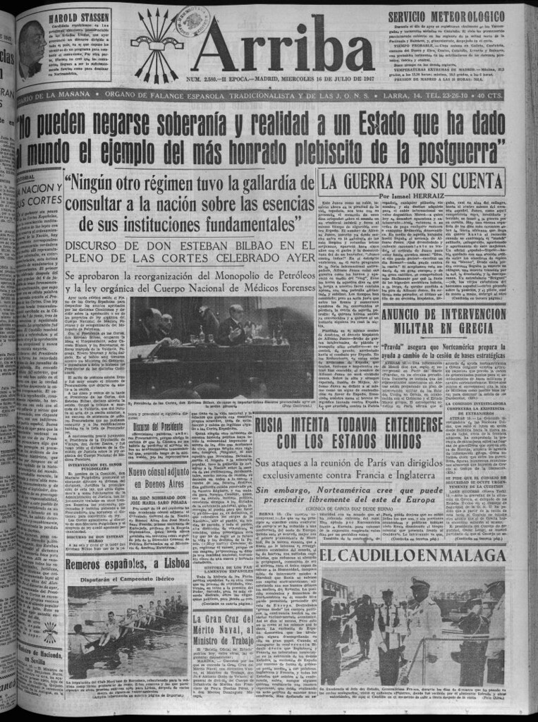Miniatura de Arriba del 16 de julio de 1947