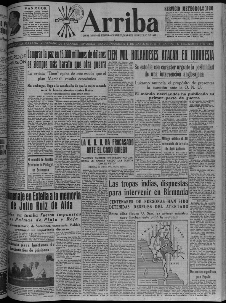 Miniatura de Arriba del 22 de julio de 1947