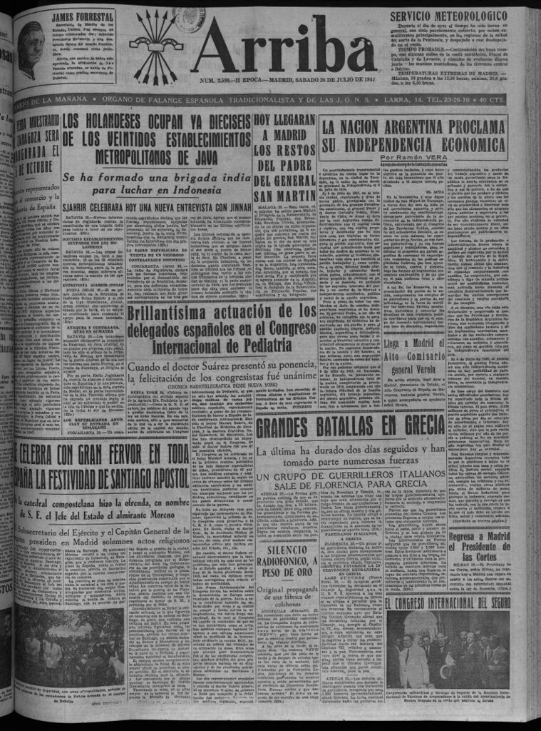 Miniatura de Arriba del 26 de julio de 1947