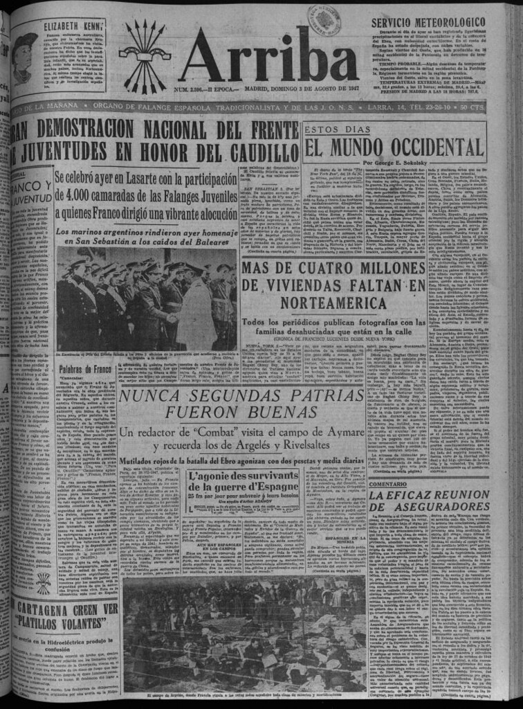 Miniatura de Arriba del 3 de agosto de 1947