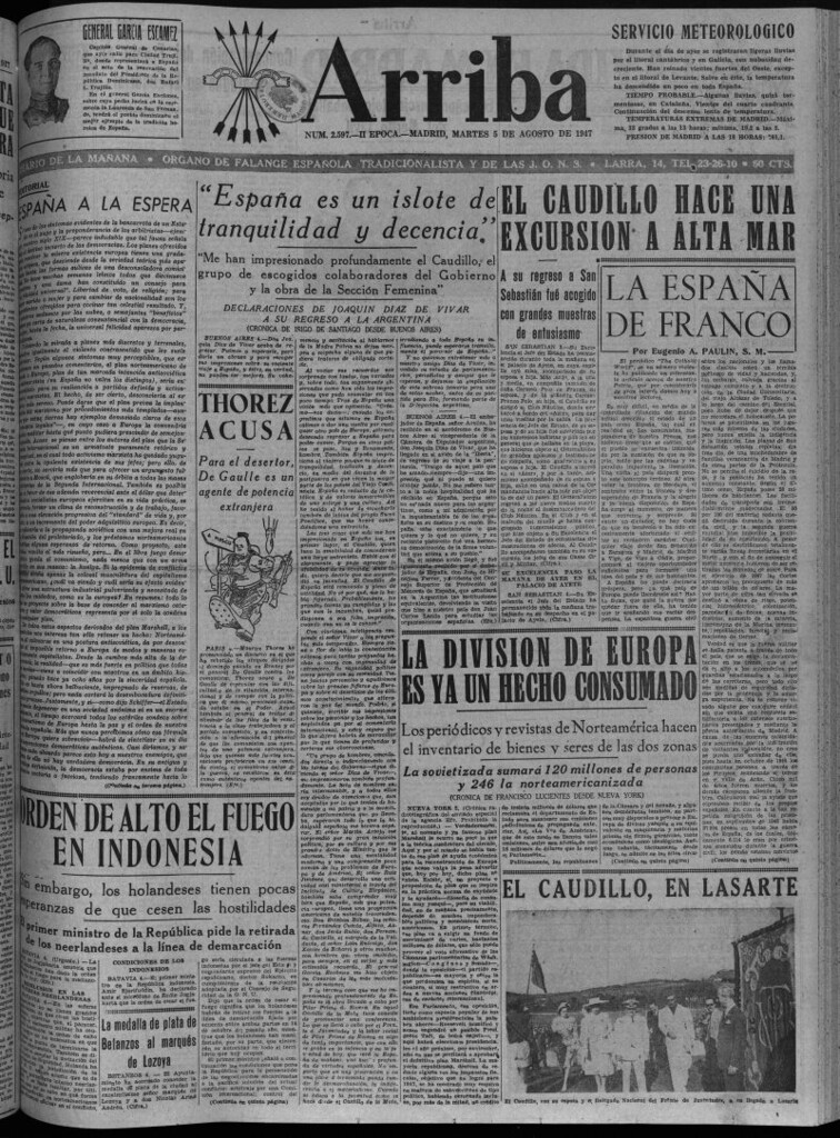 Miniatura de Arriba del 5 de agosto de 1947