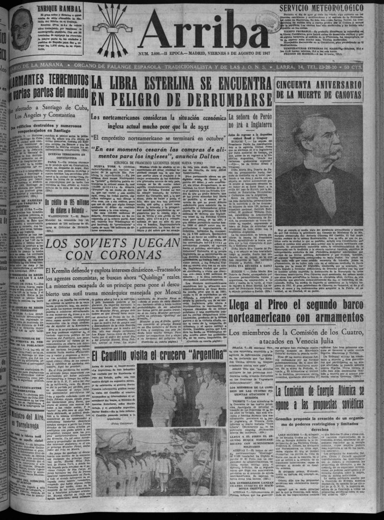 Miniatura de Arriba del 8 de agosto de 1947