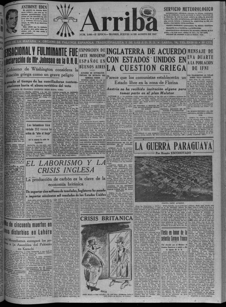 Miniatura de Arriba del 14 de agosto de 1947