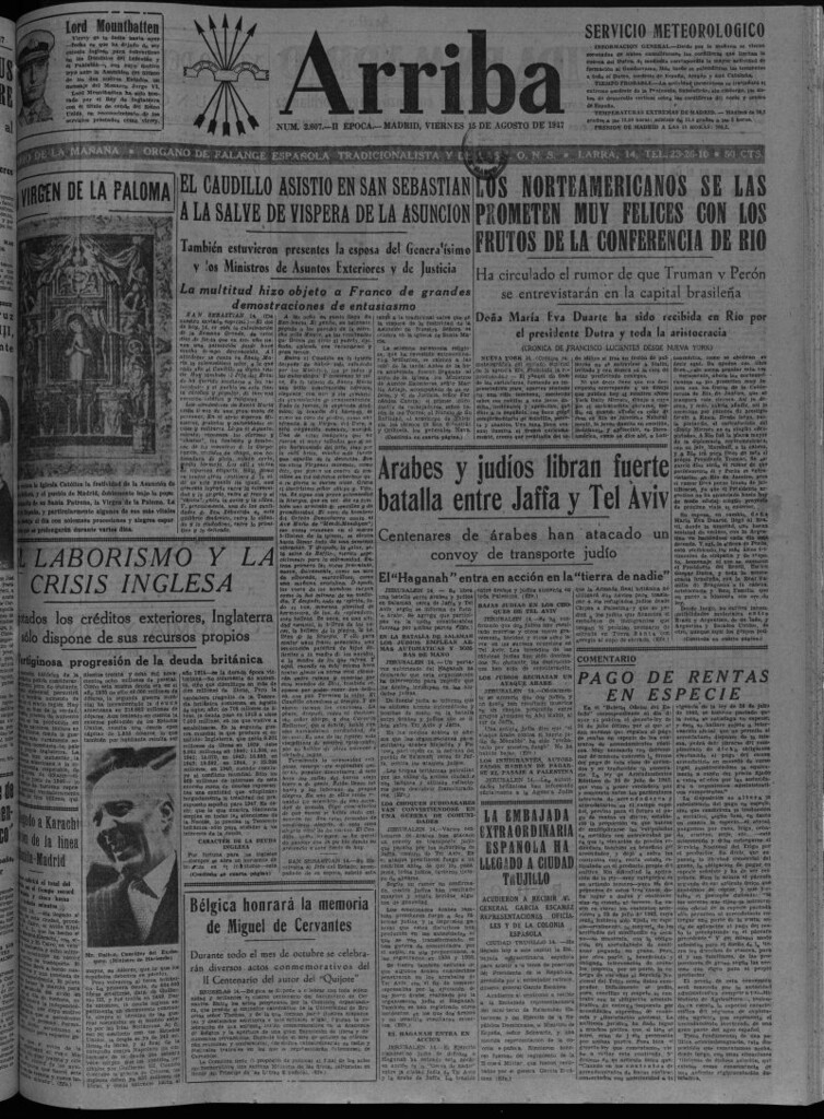 Miniatura de Arriba del 15 de agosto de 1947