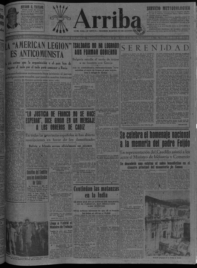 Miniatura de Arriba del 26 de agosto de 1947