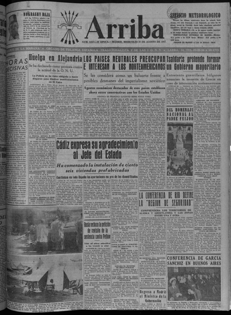 Miniatura de Arriba del 27 de agosto de 1947