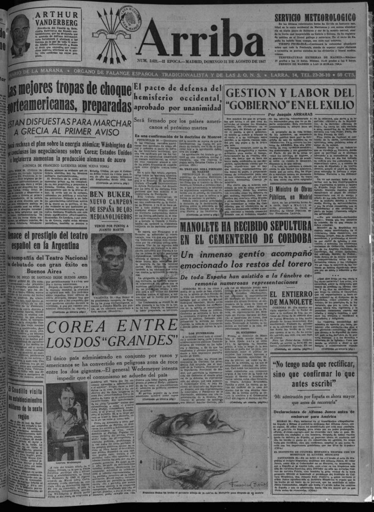 Miniatura de Arriba del 31 de agosto de 1947