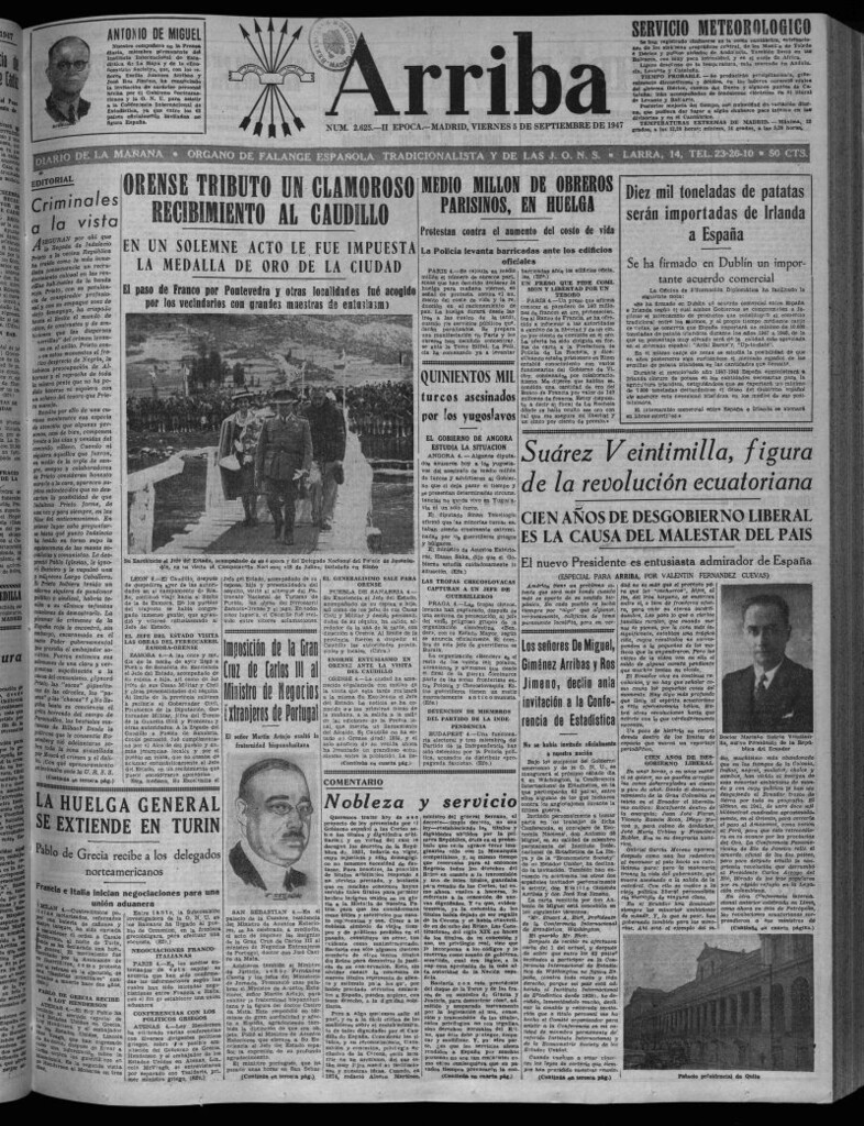 Miniatura de Arriba del 5 de septiembre de 1947
