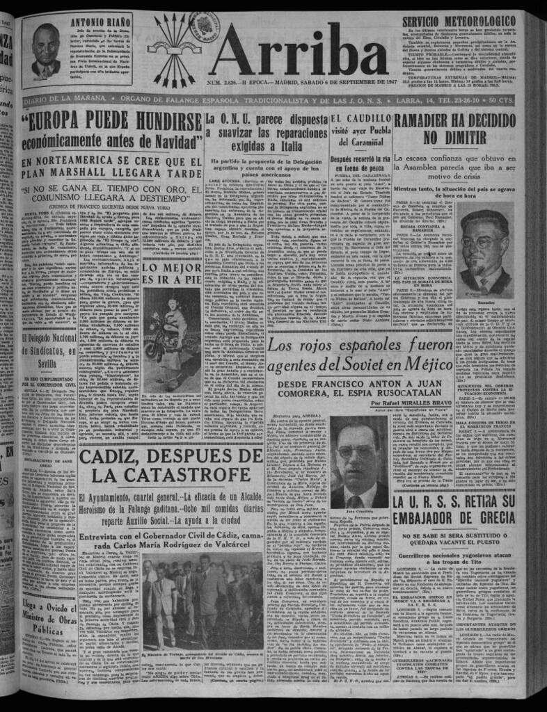 Miniatura de Arriba del 6 de septiembre de 1947