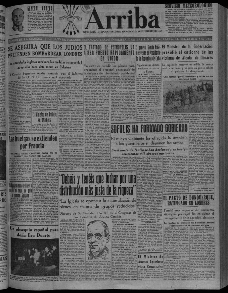 Miniatura de Arriba del 9 de septiembre de 1947