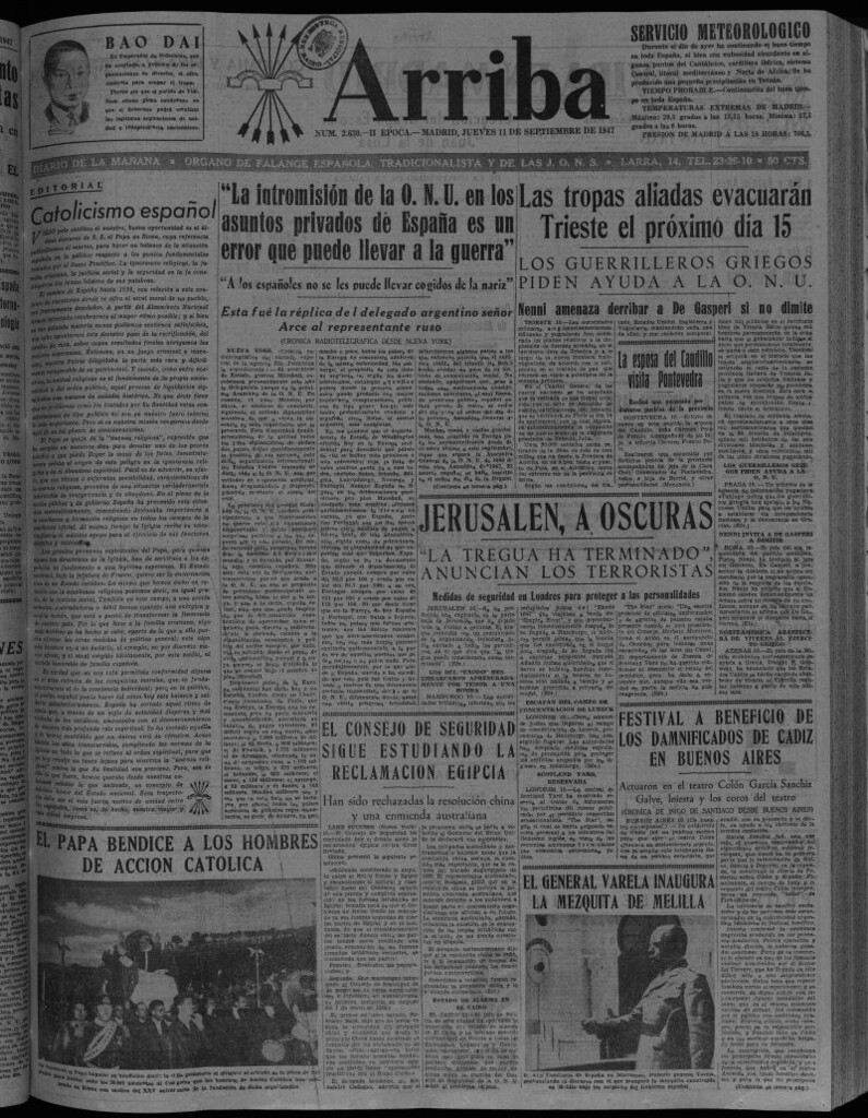 Miniatura de Arriba del 11 de septiembre de 1947