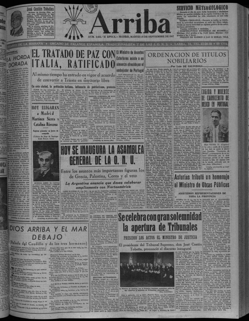 Miniatura de Arriba del 16 de septiembre de 1947