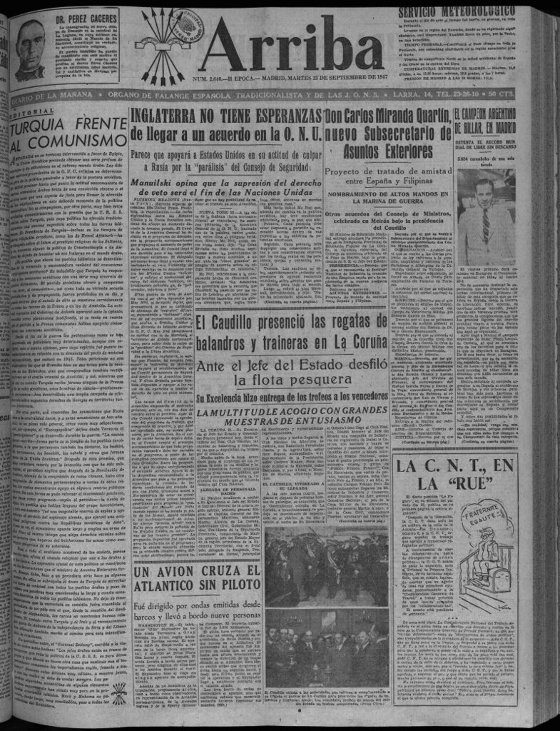 Miniatura de Arriba del 23 de septiembre de 1947