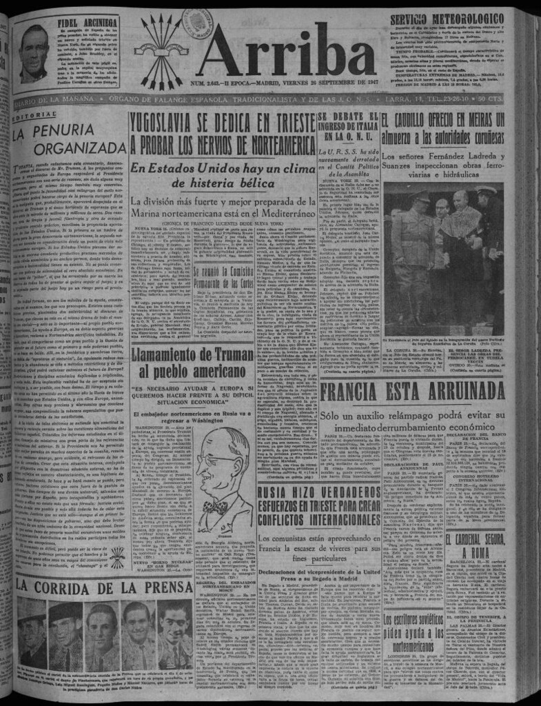 Miniatura de Arriba del 26 de septiembre de 1947