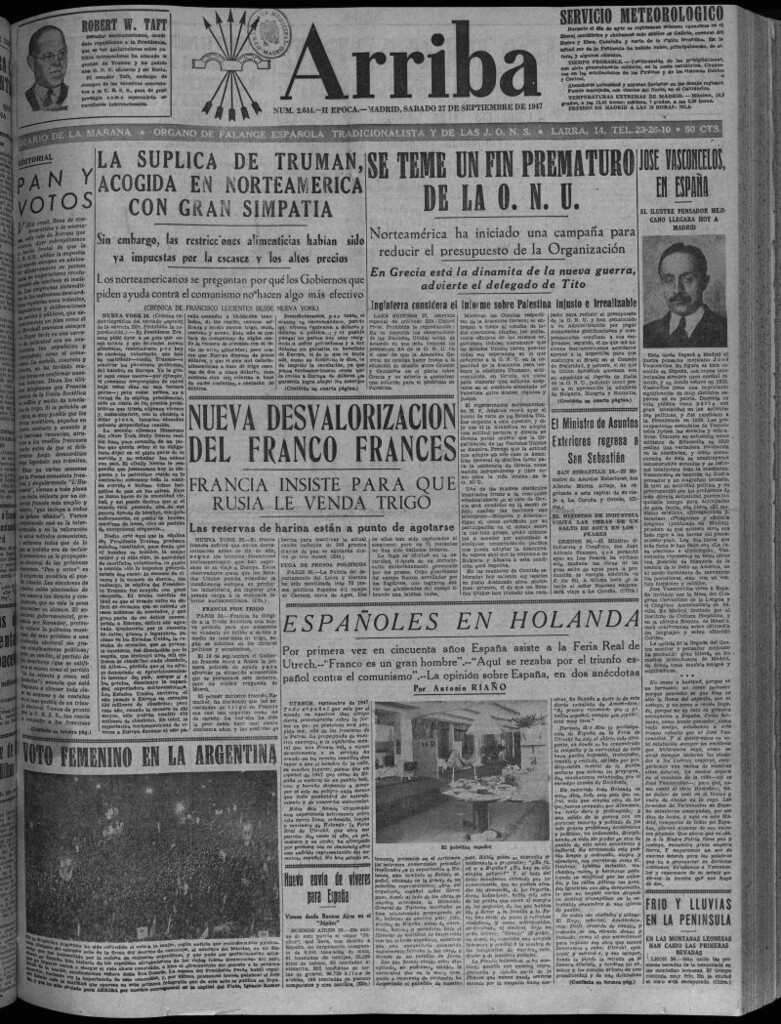 Miniatura de Arriba del 27 de septiembre de 1947