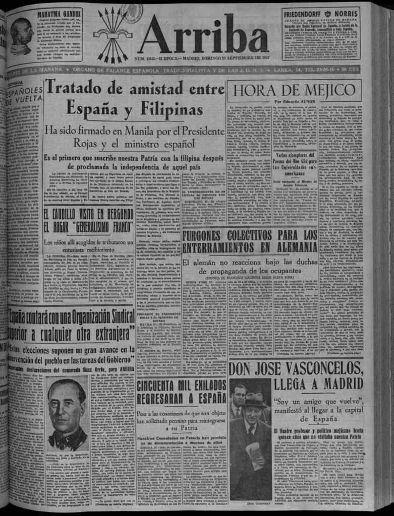 Miniatura de Arriba del 28 de septiembre de 1947