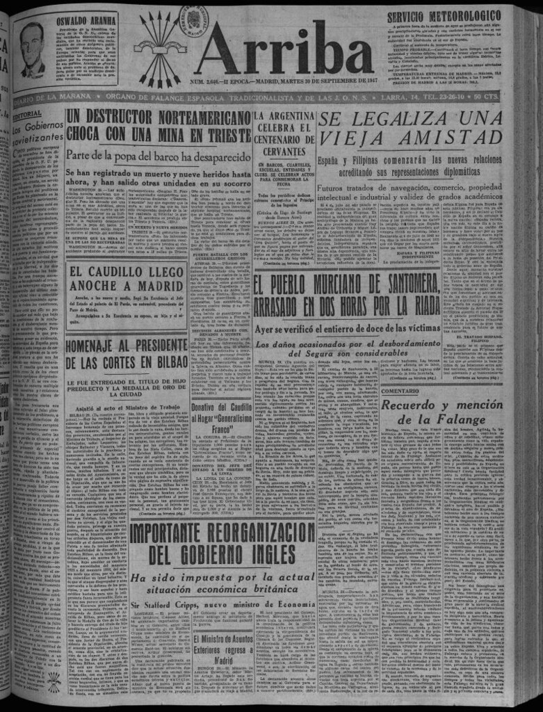 Miniatura de Arriba del 30 de septiembre de 1947
