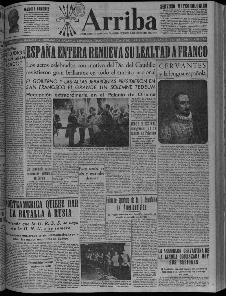 Miniatura de Arriba del 2 de octubre de 1947