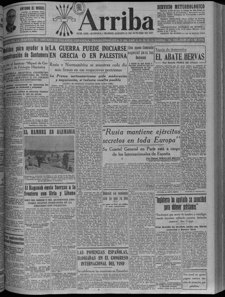 Miniatura de Arriba del 11 de octubre de 1947
