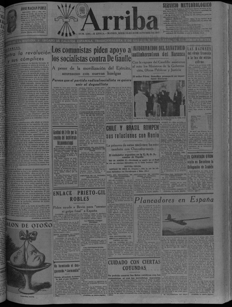 Miniatura de Arriba del 22 de octubre de 1947