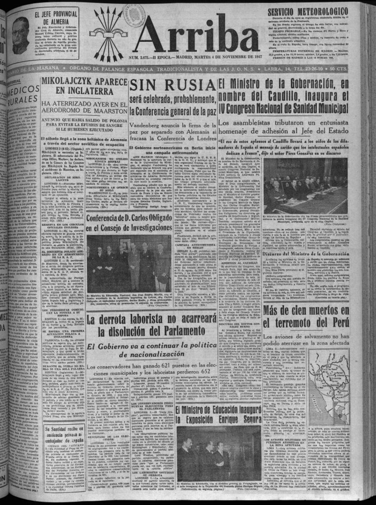 Miniatura de Arriba del 4 de noviembre de 1947