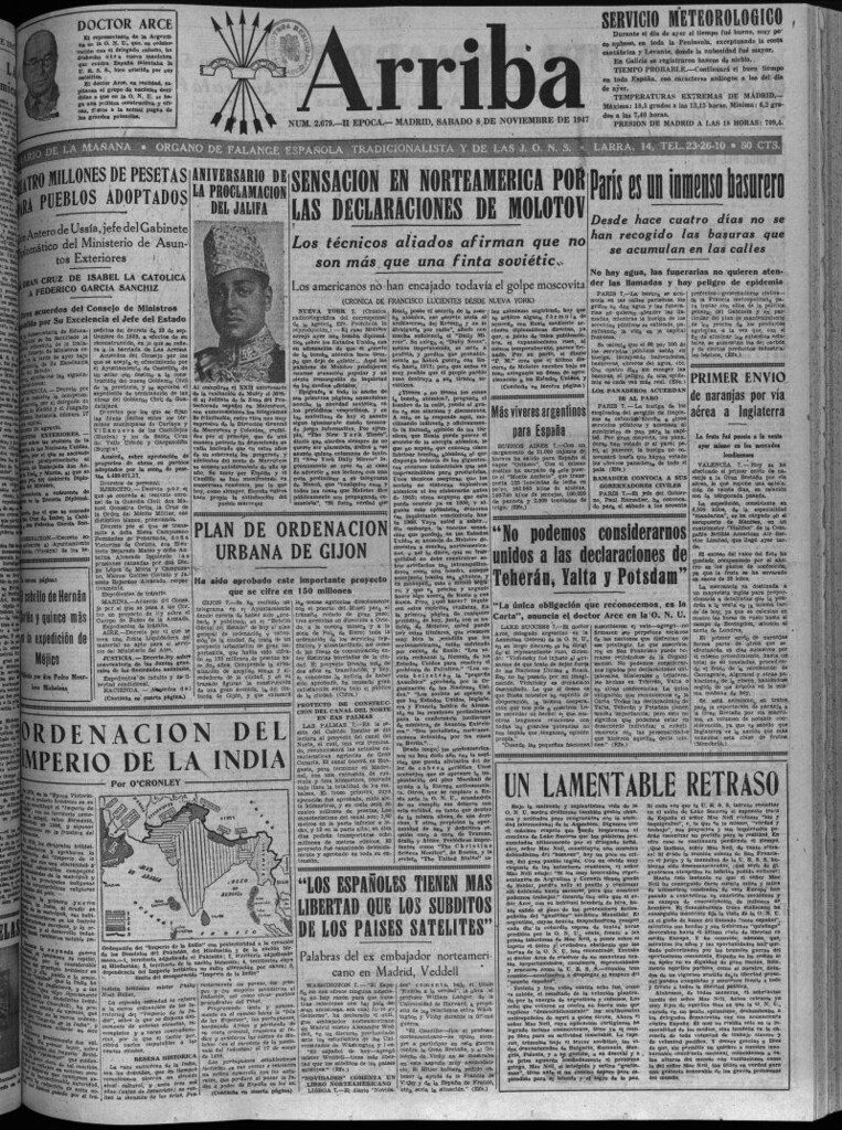 Miniatura de Arriba del 8 de noviembre de 1947