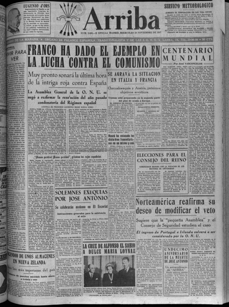 Miniatura de Arriba del 19 de noviembre de 1947