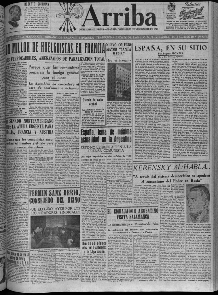 Miniatura de Arriba del 23 de noviembre de 1947