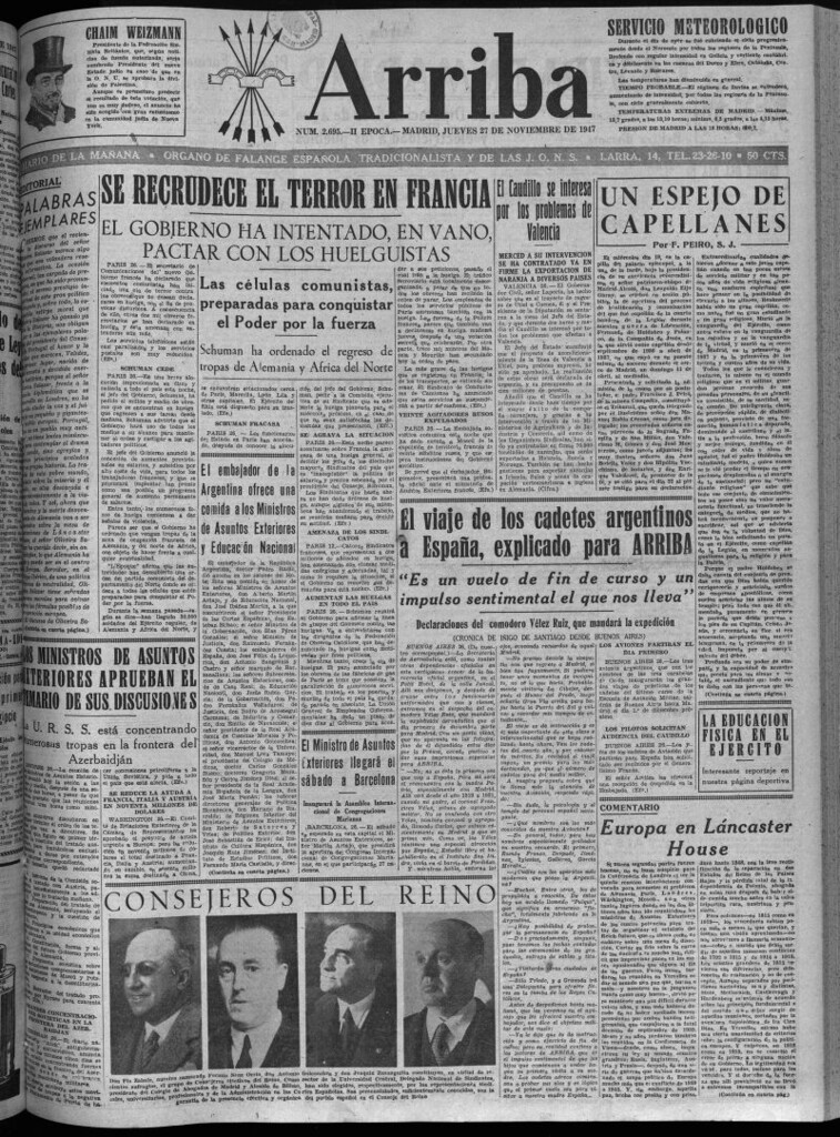 Miniatura de Arriba del 27 de noviembre de 1947