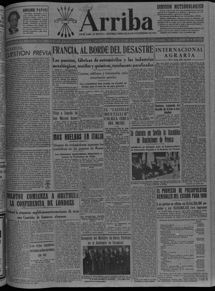 Miniatura de Arriba del 28 de noviembre de 1947