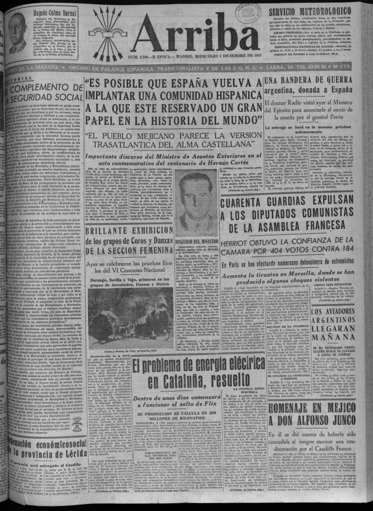 Miniatura de Arriba del 3 de diciembre de 1947