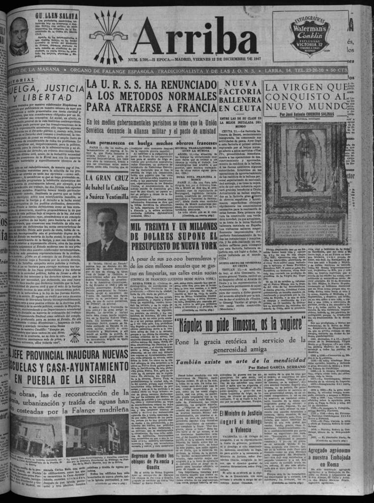 Miniatura de Arriba del 12 de diciembre de 1947
